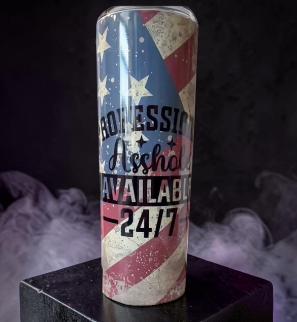 Professional Asshole 20oz Stainless Steel Tumbler