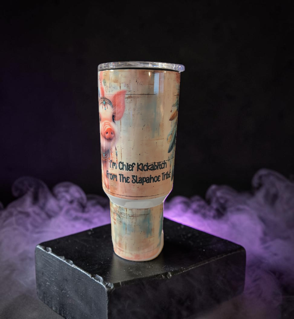 Kickabitch 20oz, 30oz or 40oz Stainless Steel Tumbler