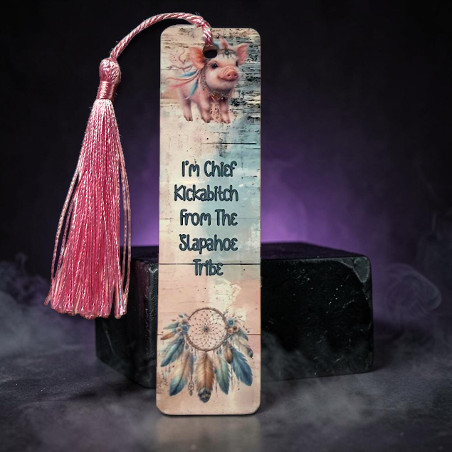 Sarcastic Handcrafted Metal Bookmark *Various Designs Available *