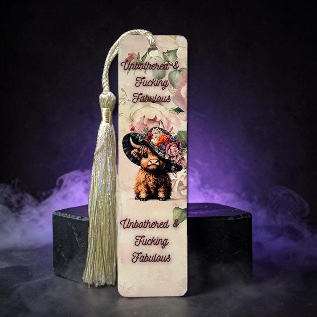 Sarcastic Handcrafted Metal Bookmark *Various Designs Available *