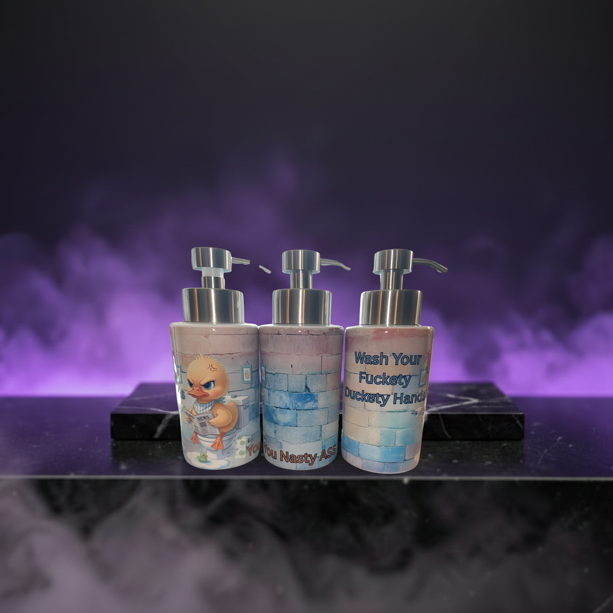 The Ultimate Conversation Starter Kitchen or Bath Sublimated Soap Dispenser