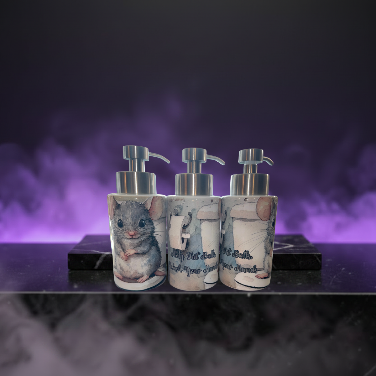 The Ultimate Conversation Starter Kitchen or Bath Sublimated Soap Dispenser