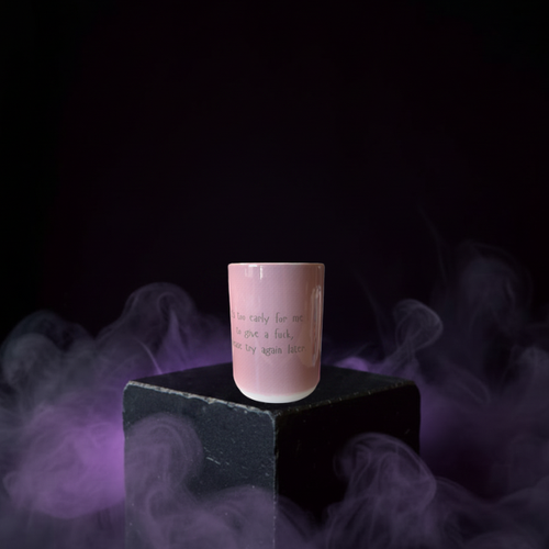 "Too Early to Give a Fuck" 12oz or 15oz Sarcastic Coffee Mug, Ceramic Cup