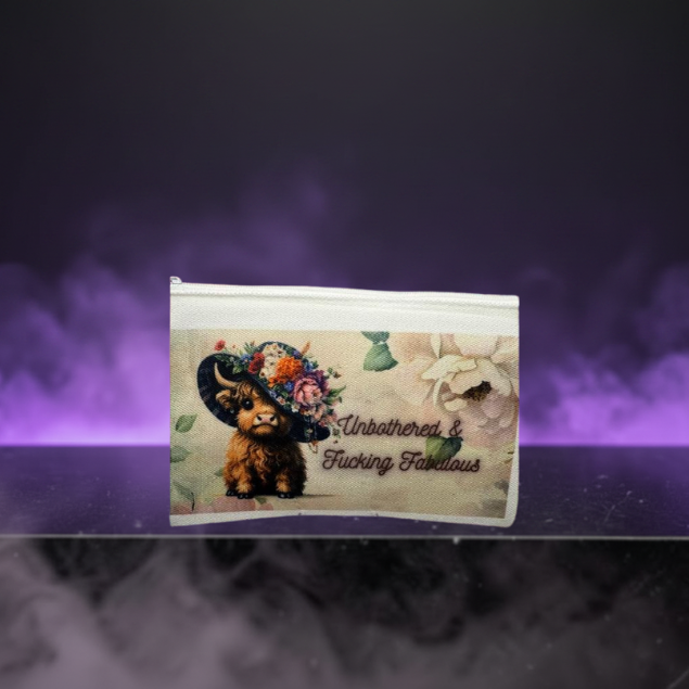 The Ultimate Sarcastic Sublimated Canvas Clutch *Various Options & Sizes Available*