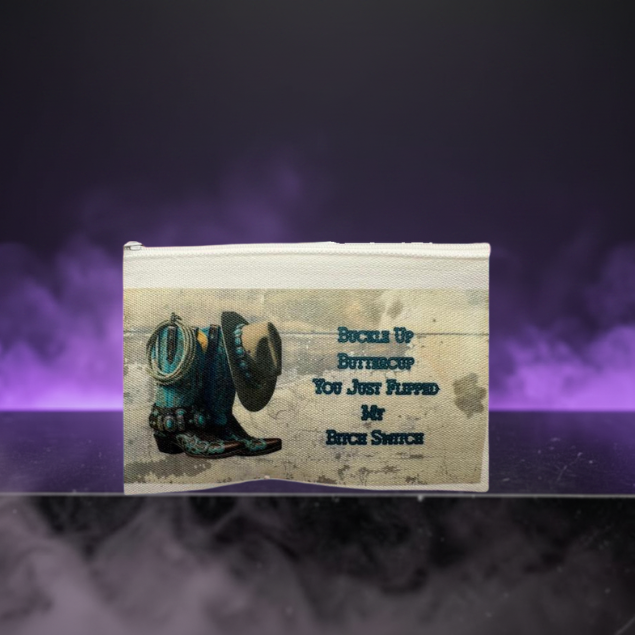 The Ultimate Sarcastic Sublimated Canvas Clutch *Various Options & Sizes Available*