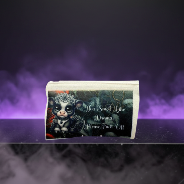 The Ultimate Sarcastic Sublimated Canvas Clutch *Various Options & Sizes Available*