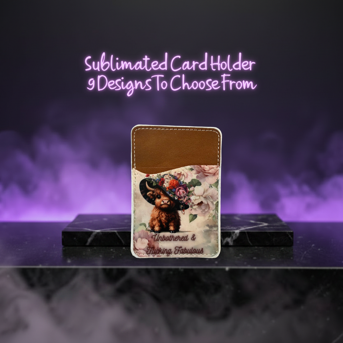 The "Keep Your Sh*t Together" Sublimated Phone Card Holder *9 Options to Choose From*