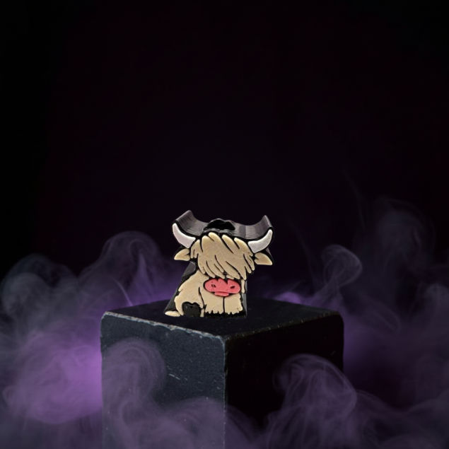 Highland Cow 3D Printed Straw Toppers * 5 Options to Choose From*