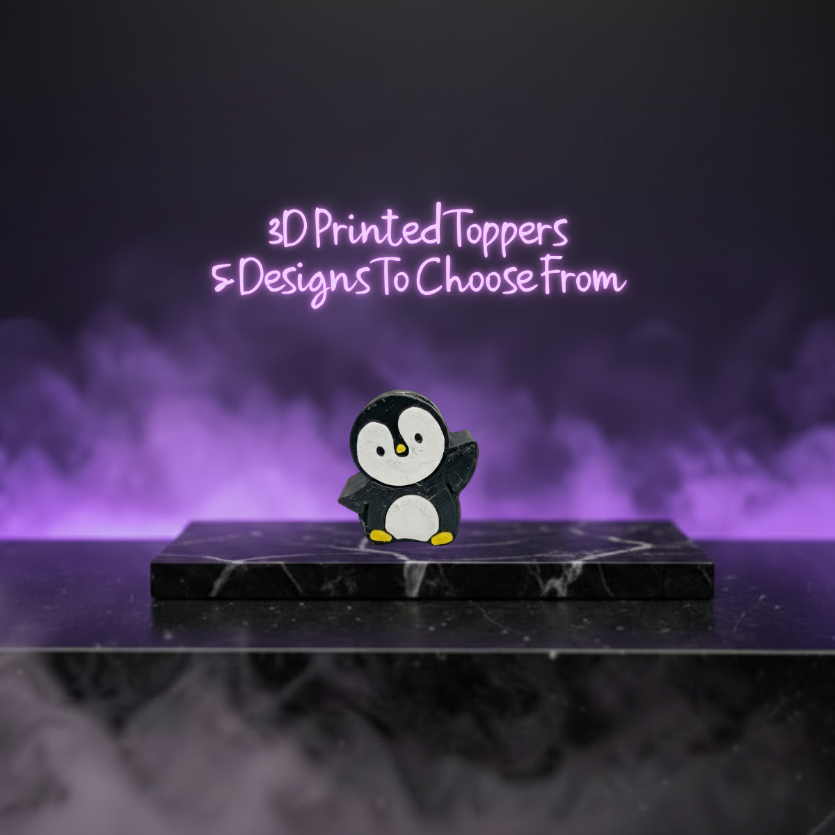Cute Animal 3D Printed Straw Toppers *5 options to Choose*