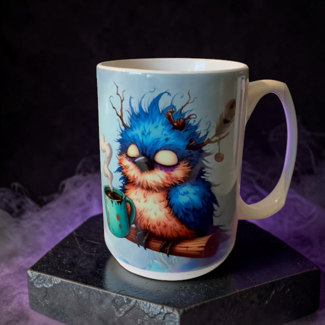 The Early Bird Can Go Fuck Itself 12oz or 15oz Coffee Cup