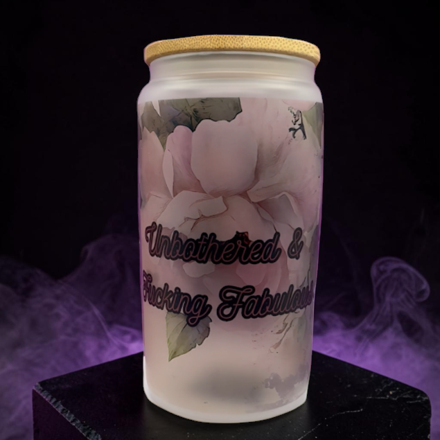 Unbothered and Fucking Fabulous 20oz, 40oz Stainless Steel Tumbler or 16oz Glass Mug