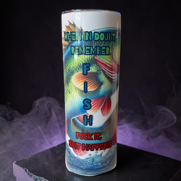 FISH 20oz or 30oz Stainless Steel Tumbler