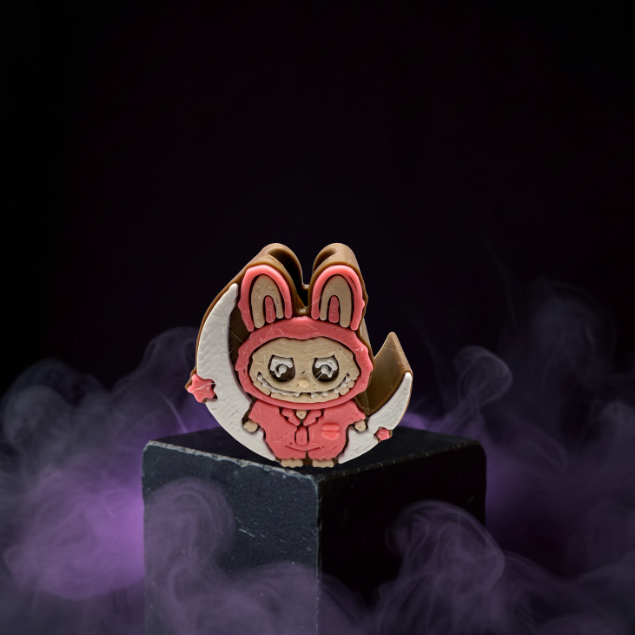 Naughty Ghost to Labubu 3D Printed Straw Toppers * 6 Options to Choose From*