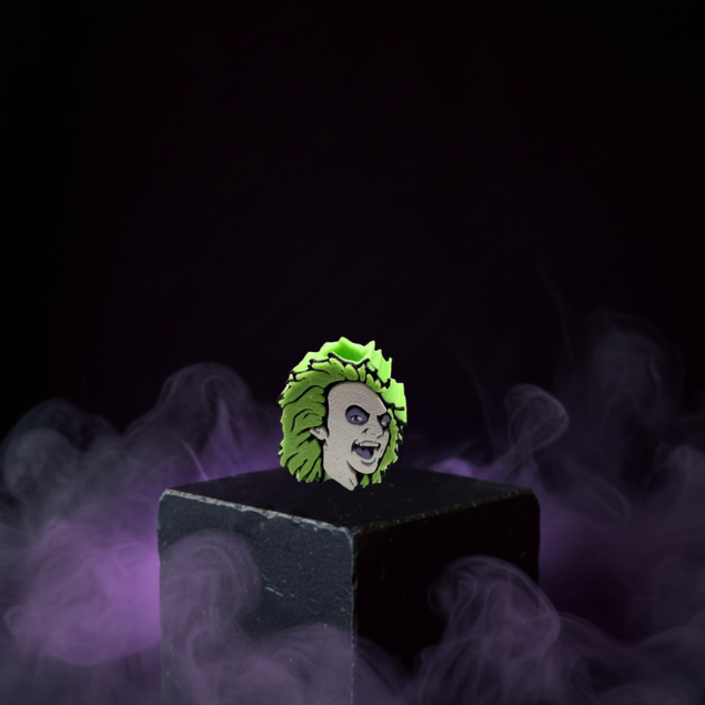 Beetle Juice, Ghost Face & Other Movie Characters 3D Printed Straw Toppers *5 Options to Choose From*