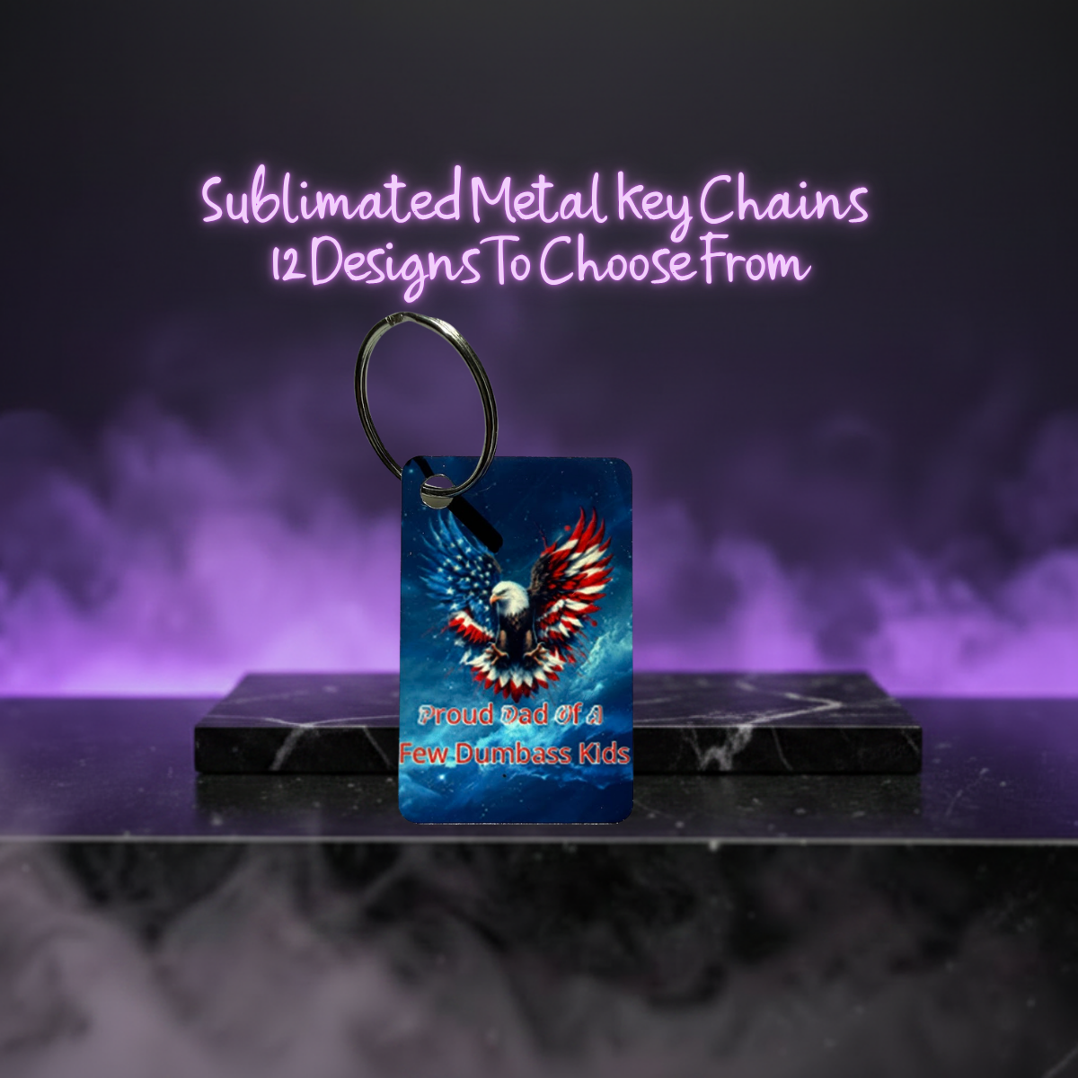 The Ultimate Sarcastic Handcrafted Metal Keychain*12 Designs To Choose From*