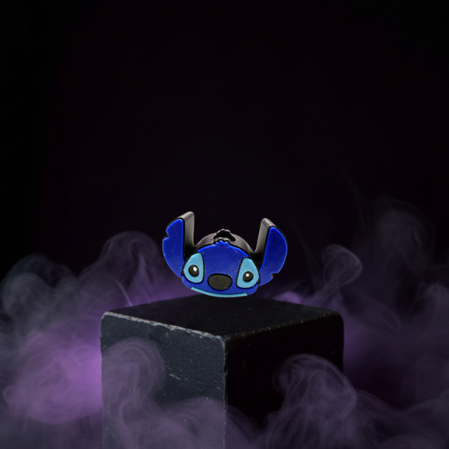 Stitch, Hello Kitty or Angry Cat 3D Printed Straw Toppers *4 options to choose From*